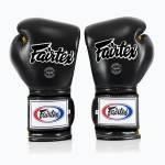 Боксёрские перчатки Fairtex Heavy Hitter's Mexican Style black/yellow