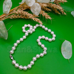 Ювелирное ожерелье из ракушек 10мм.