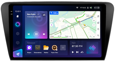 Магнитола для Skoda Octavia A7 2013-2020 - Teyes CC3-2K QLed Android 10, ТОП процессор, SIM-слот, CarPlay