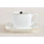 Пара кофейная квадратная 200мл Снежная королева