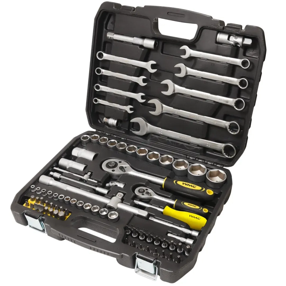 Набор инструментов 82пр. 1/4'', 1/2''(6гр)(4-32мм) WMC TOOLS WMC-4821-5