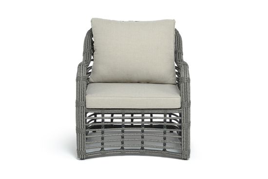 "Ницца" лаунж-зона из искусственного ротанга, цвет бронзовый