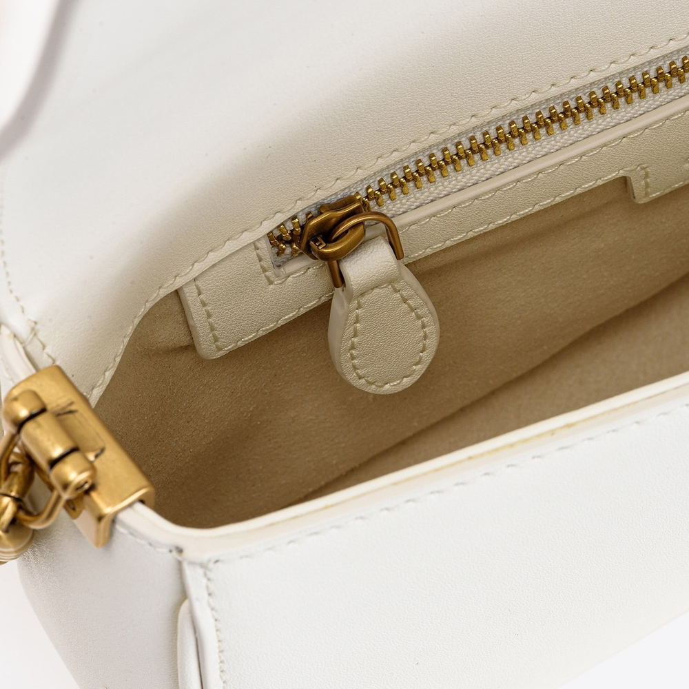 MINI LOVE BAG CLICK BAGUETTE - white