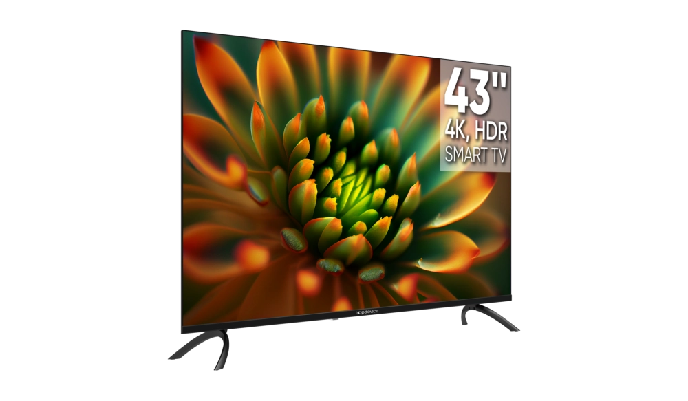 Телевизор ЖК 43" Topdevice TDTV43BS06U_BK