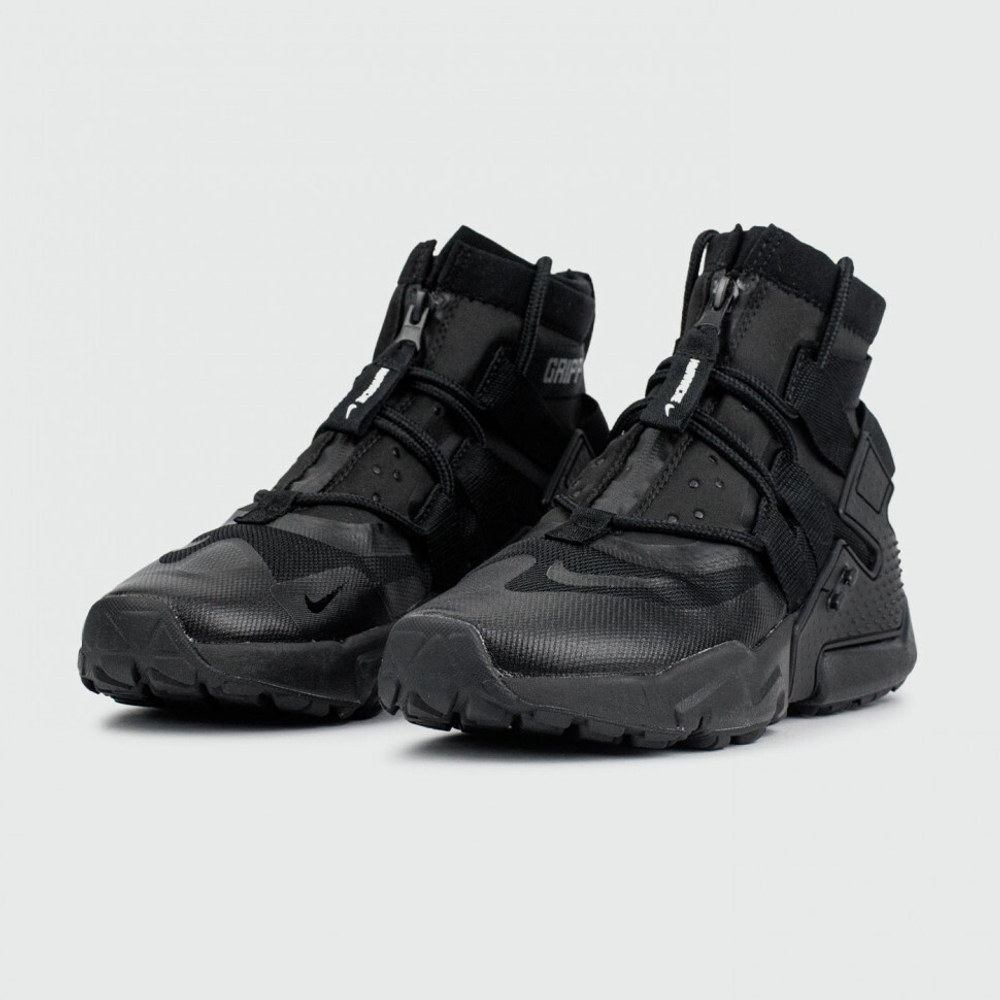 кроссовки Nike Air Huarache Gripp Triple Black Wmns