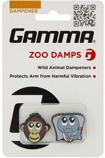 Виброгаситель теннисный Gamma ZOO Damps 2P- monkey/elephant