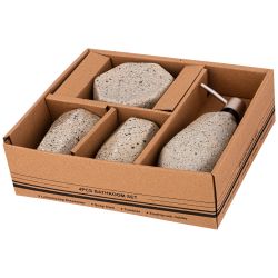 НАБОР ДЛЯ ВАННОЙ КОМНАТЫ 4 ПР. (КОР=12НАБ.)