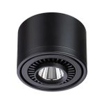 358812 OVER NT21 378 черный Светильник накладной светодиодный IP20 LED 9W 770Лм 4000K 220V GESSO