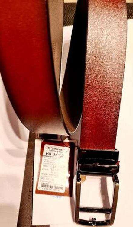 Ремень VAN CLIFF РА 34 35/2 Автомат "Лягушка Коричневый"