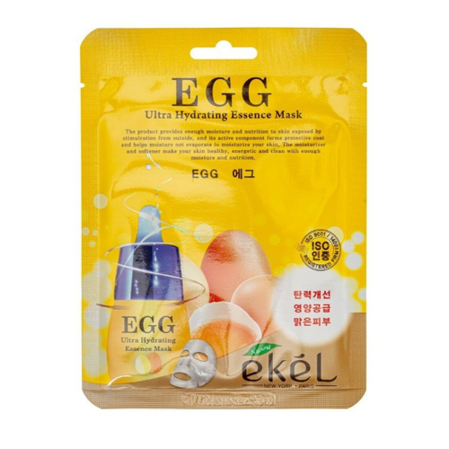 ЕКЕЛ/EKEL UltraHydratingEssence EGG Маска д/л 25мл ткан экстрактЯичнЖелтка (82747)
