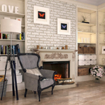 Каминокомплект Real Flame Salford 33 WT с очагом Epsilon 33