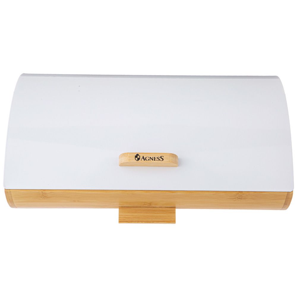 ХЛЕБНИЦА AGNESS 35Х25Х15,5СМ WHITE