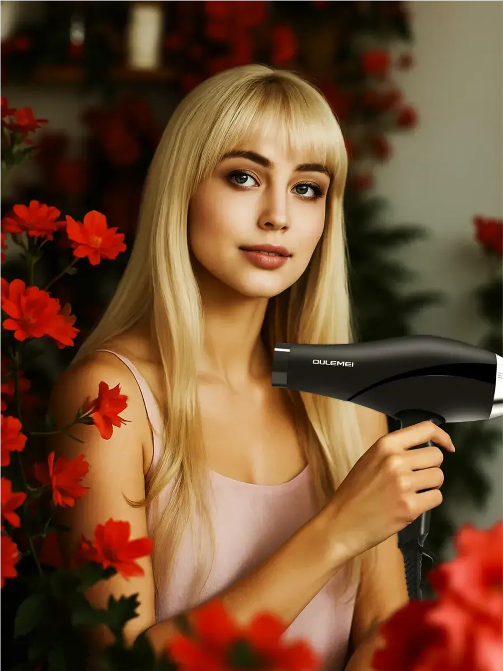 Фен для волос профессиональный OULEMEI OLM-CF005