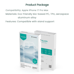 Чехол от Nillkin на iPhone 17 Pro Max, серия Iceblade Prop Case (версия с прозрачной крышкой объектива)