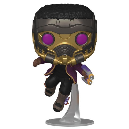 Фигурка Funko POP! Bobble Marvel What If T'Challa Star-Lord 55812 (56938)