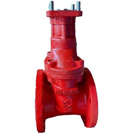 Задвижка Завод им. Гаджиева 30ч939р аналог МЗВГ обрезиненный клин Ду 150 Ру16 фл. под эл/привод