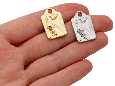 Подвеска прямоугольная "Профиль", 24,5мм