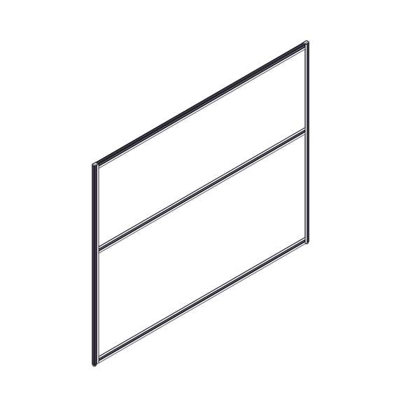 Секция  RAND комбинированной перегородки RP130SL160  1600х22х1300