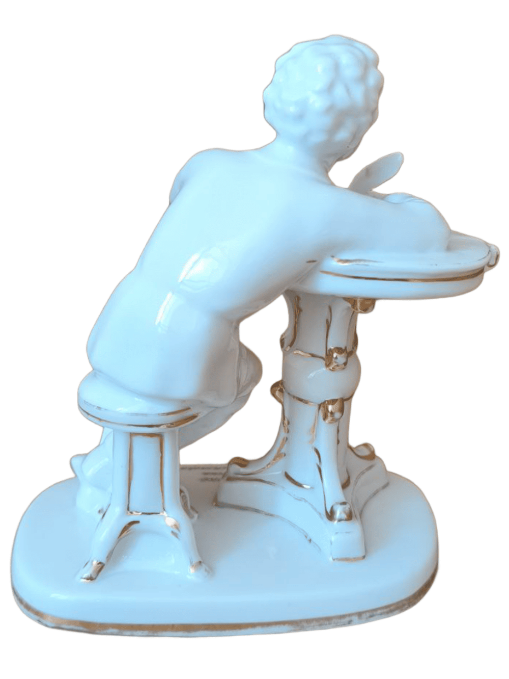 Фарфоровая статуэтка "Юный Пушкин", ЛФЗ, 1960 - 1970 гг.