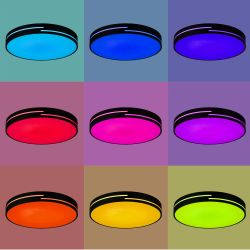 Citilux Купер Лайн CL72470GL1 LED RGB Светильник с пультом Чёрный