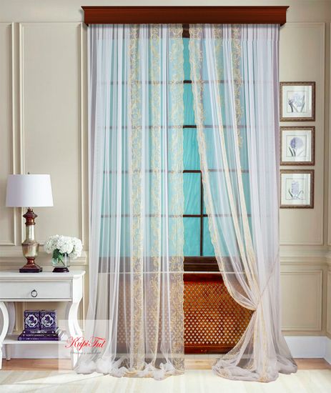 Тюль Belle-T французская сетка (золото)