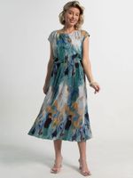 Костюм с юбкой Вайнона (зеленый) К15119-10М LT Collection