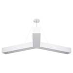 Светильник LED ЭРА Geometria SPO-144-W-40K-066 Igrek 66Вт 4000К 5000Лм IP40 1200*80 белый подвесной драйвер внутри