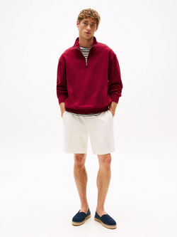 Свитшот на молнии Tommy Hilfiger Classic Quarter- Zip Rouge