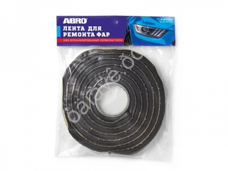 Герметик для фар Ленточный 10мм*2.5м АБРО WS-904-2-RE 10911