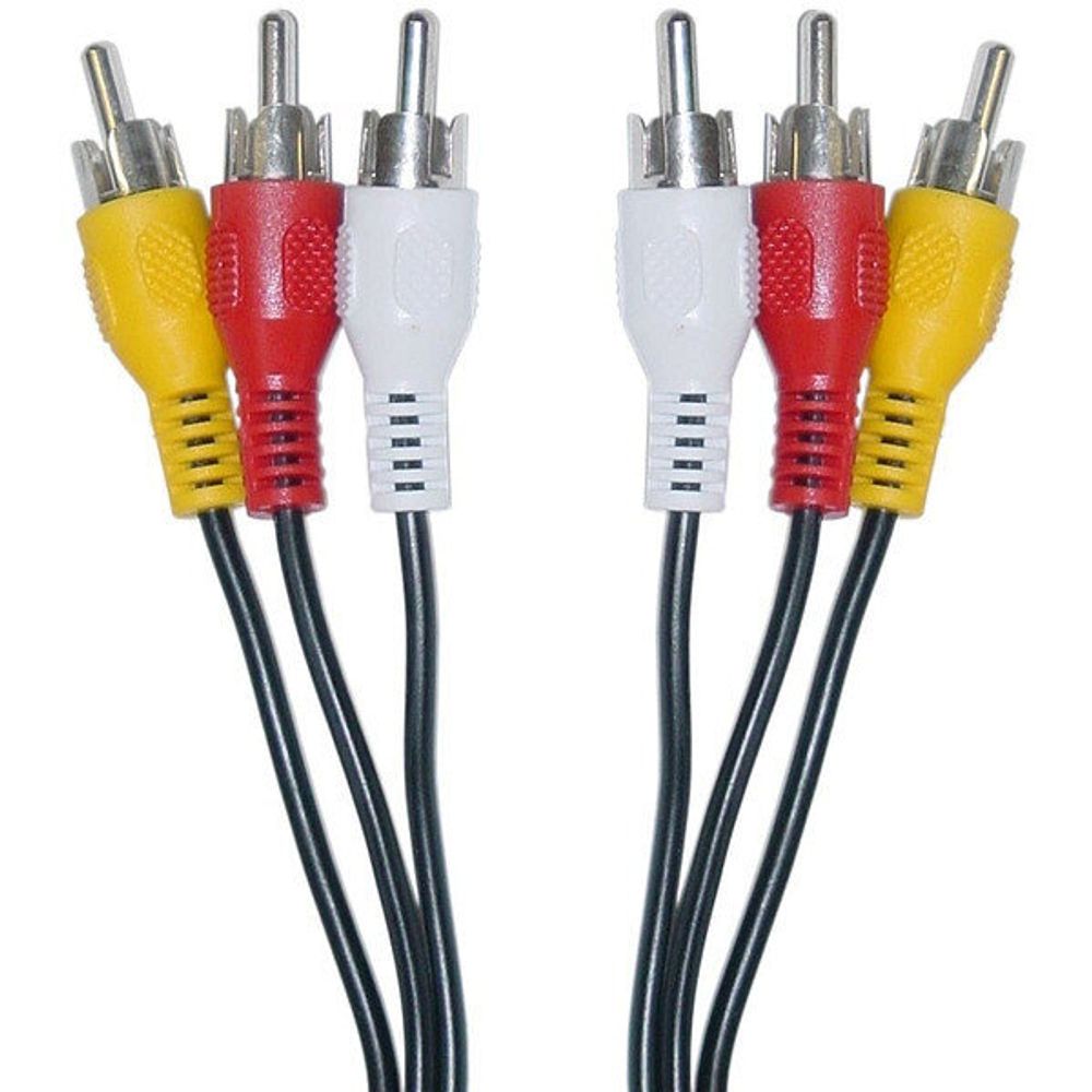 Кабель 3RCA x 3RCA -3.0 м. D-Color (DCC-3R3R300)