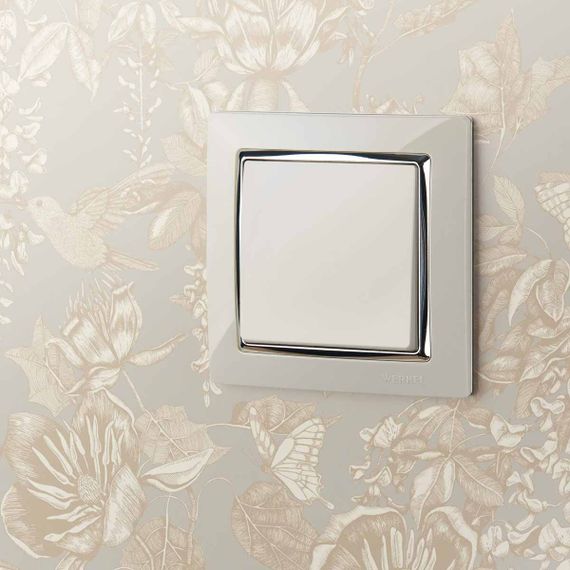 Выключатель Werkel одноклавишный проходной слоновая кость W1112003 4690389155567