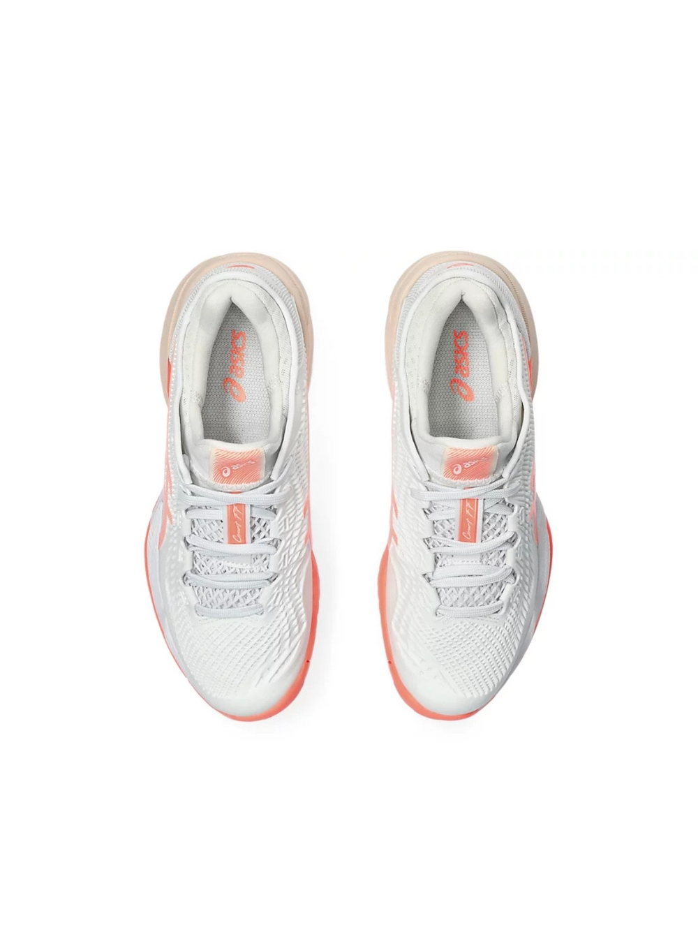 ASICS, COURT FF 3, , WHITE/SUN CORAL, WOMEN, US 9 /EUR 40,5 /UK 7 /СМ 25,75