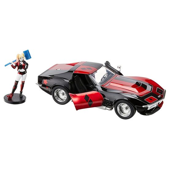 Машинка с фигуркой Corvette Stingray with Harley Quinn 31196