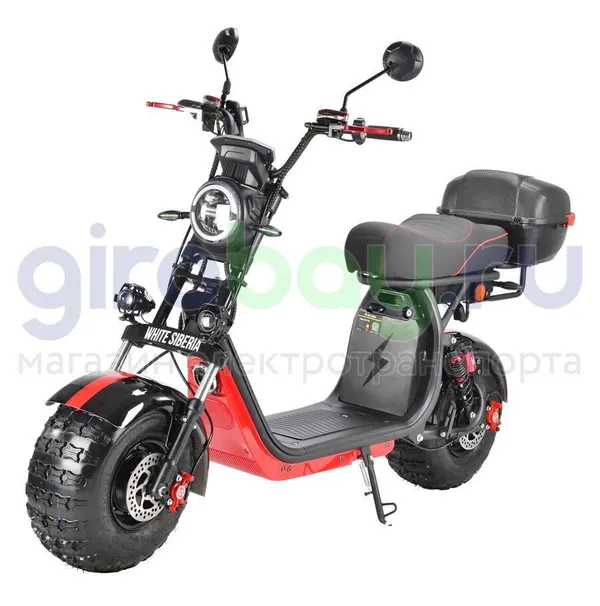 Электроскутер CityCoco WHITE SIBERIA PRO 4000w 2WD фото №1