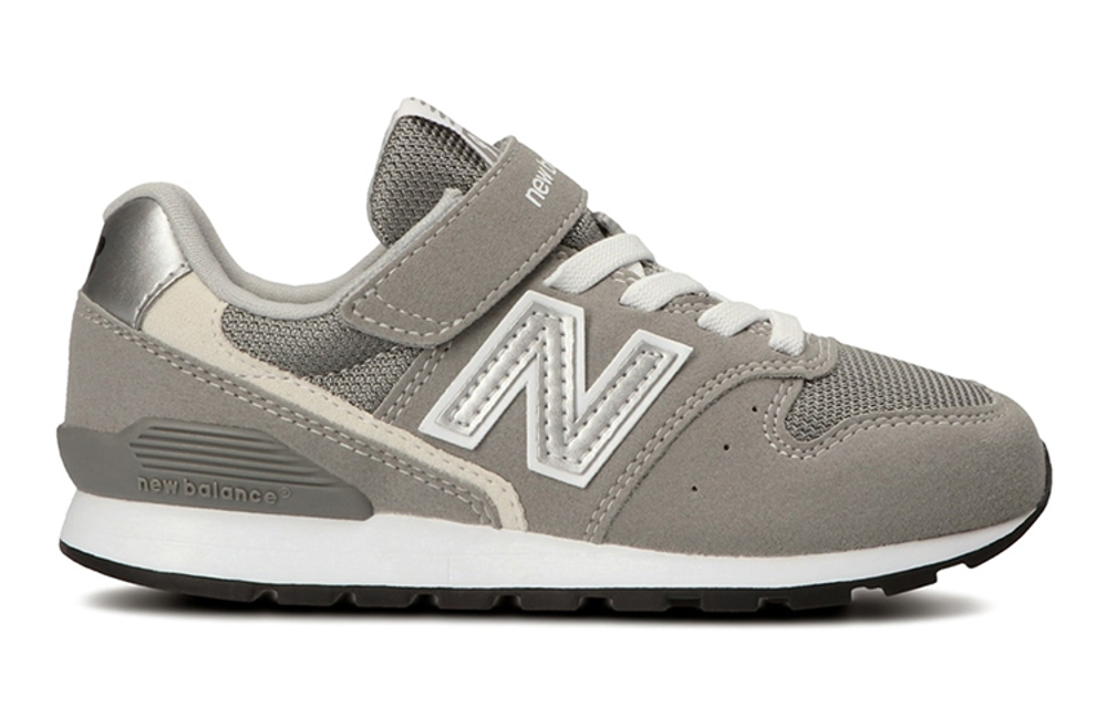 Kids New Balance NB 996 v3 Velcro Anti-Slip Low Running Shoes Classic Grey