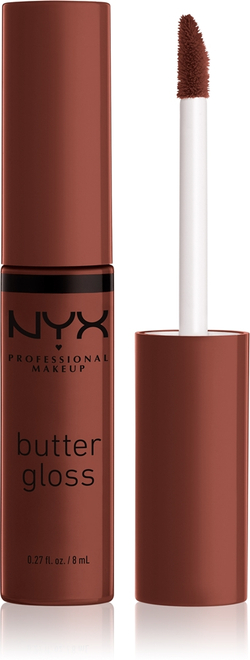NYX Professional Makeup Butter Gloss - Блеск для губ оттенок 51 Brownie Drip, 8 ml