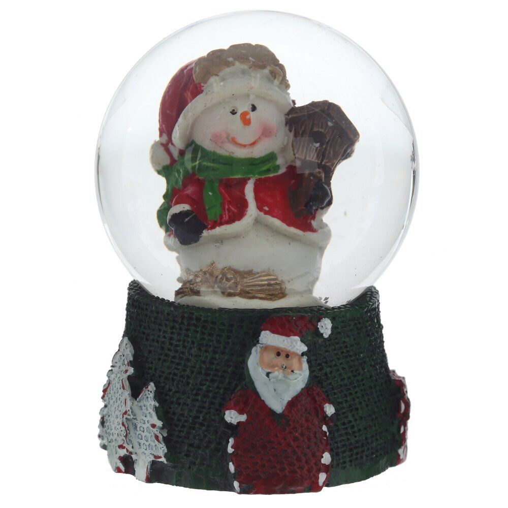 GAEM Фигурка декор в стекл шаре "Дед Мороз/Снеговик/Мишка", D 4.5 см, L4,5 W4,5 H6 см, 4в.