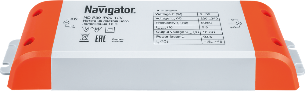 Драйвер Navigator 71 461 ND-P30-IP20-12V