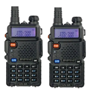 Комплект раций 2 шт. Baofeng UV-5R 8W (3 режима мощности) АКБ BL-5L Type-C, 2800 мАч