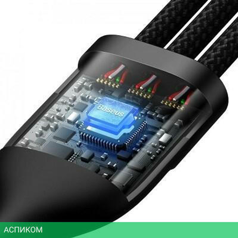 Кабель Baseus Flash Series II 1.2m Black (CASS030101)