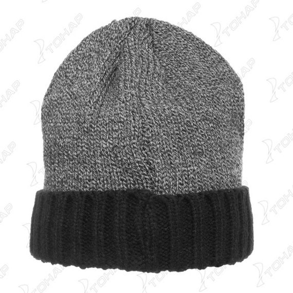 Шапка мужская утепленная с отворотом City man, цвет серый, one size, (N-HI-DGB) NISUS