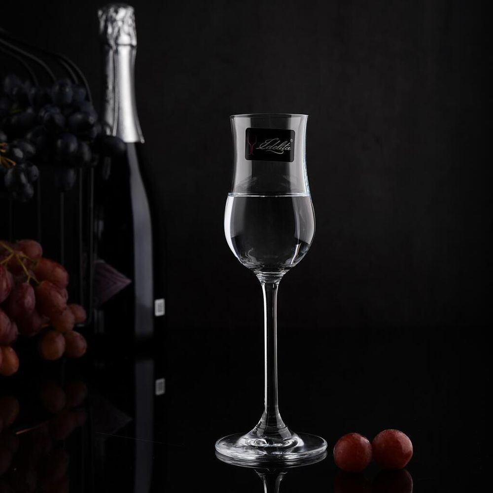 Рюмка для граппы 125 мл "Classic" хр. стекло Bistro d 4,5/5,3 см h19,3 см "Edelita" P.L. [6]