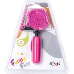 Мини-вибратор розовый на шнурке Funny Five (5,5 см , розовый) (Цвет: розовый)