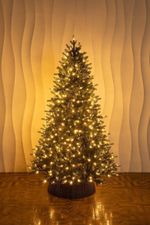 Елка с гирляндой "Никольская" (Литая хвоя) 240 см / 2,4 м