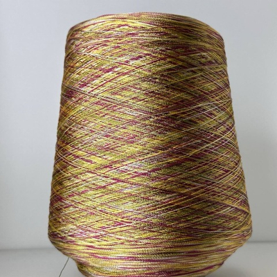 0436K - Missoni; 100% вискоза; 3000м/100гр; цвет: бежево-золотисто-бордовый; S709
