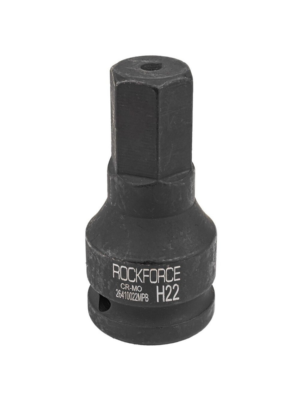 Головка-бита ударная 6-гранная 22мм, 3/4'' RockForce RF-26410022MPB