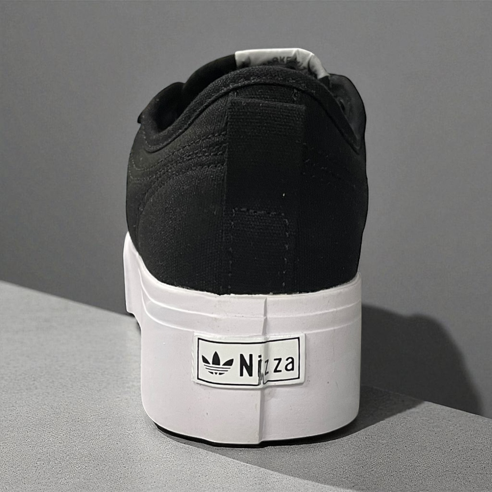 Adidas Nizza Platform • Black White