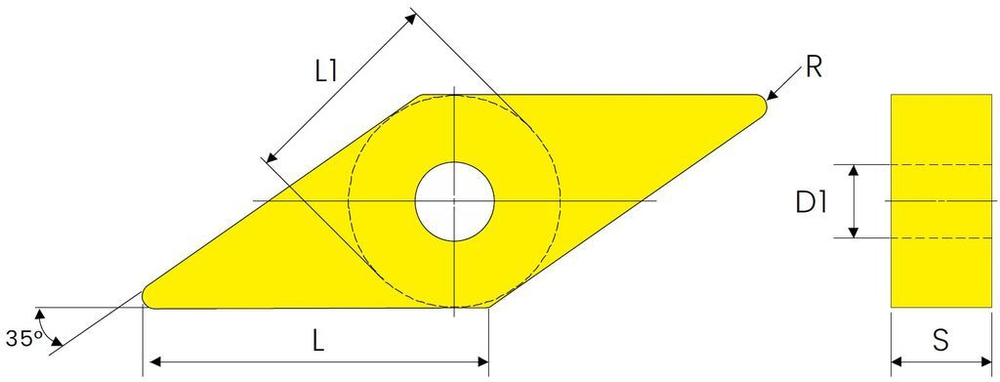 VNMG160408-MAL HT2030 токарная пластина по металлу