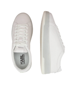 Кожаные кроссовки kourt iii lace lo Karl Lagerfeld - белый(KL51515)