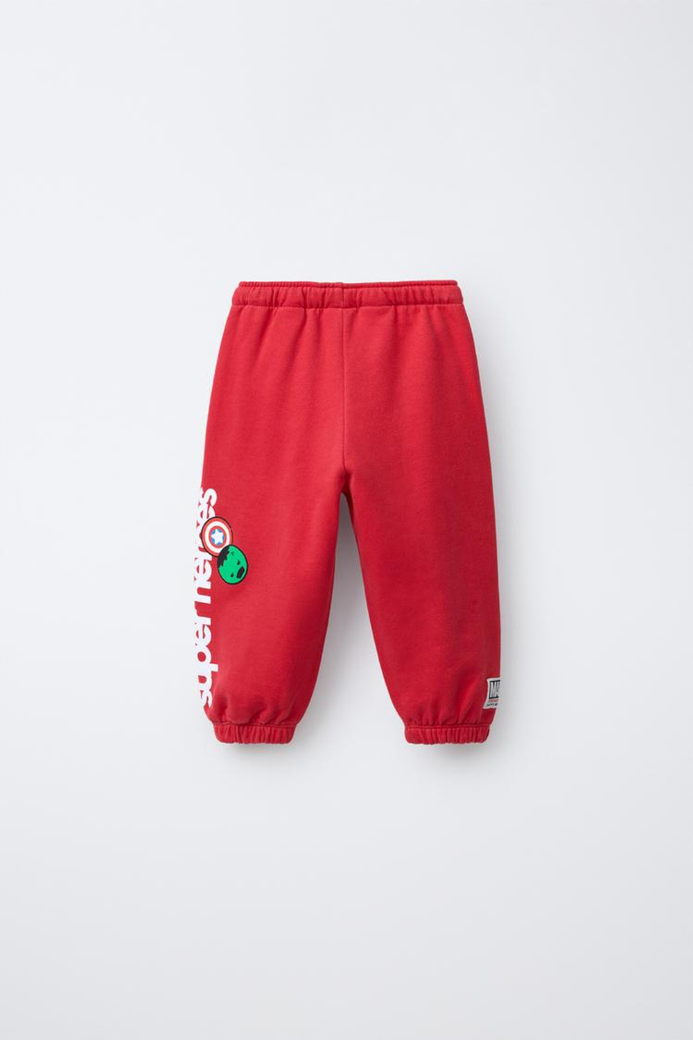 ZARA БРЮКИ-ДЖОГГЕРЫ THE AVENGERS © MARVEL, КРАСНЫЙ